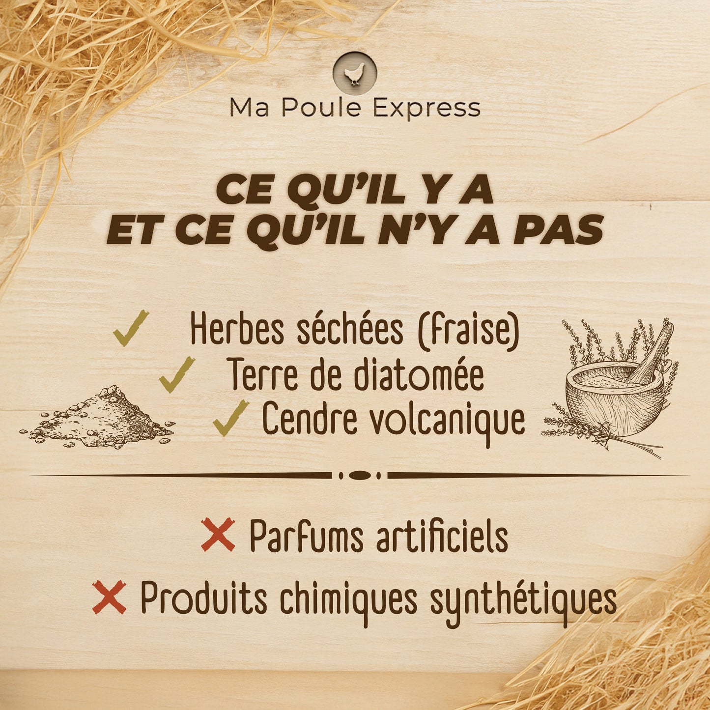 Bain de Poussière - Ma Poule Express - Ma Poule Express