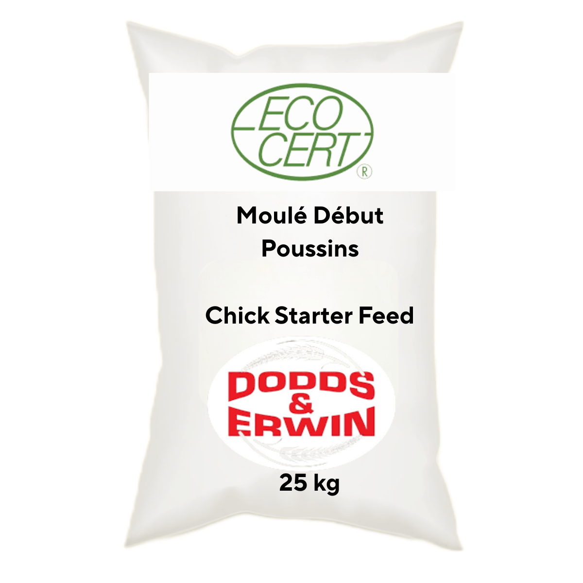 Moulé Début Poussins Biologique - 25 kg (Non Taxable) - Ma Poule Express