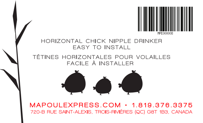 Tétines horizontales - Ma Poule Express