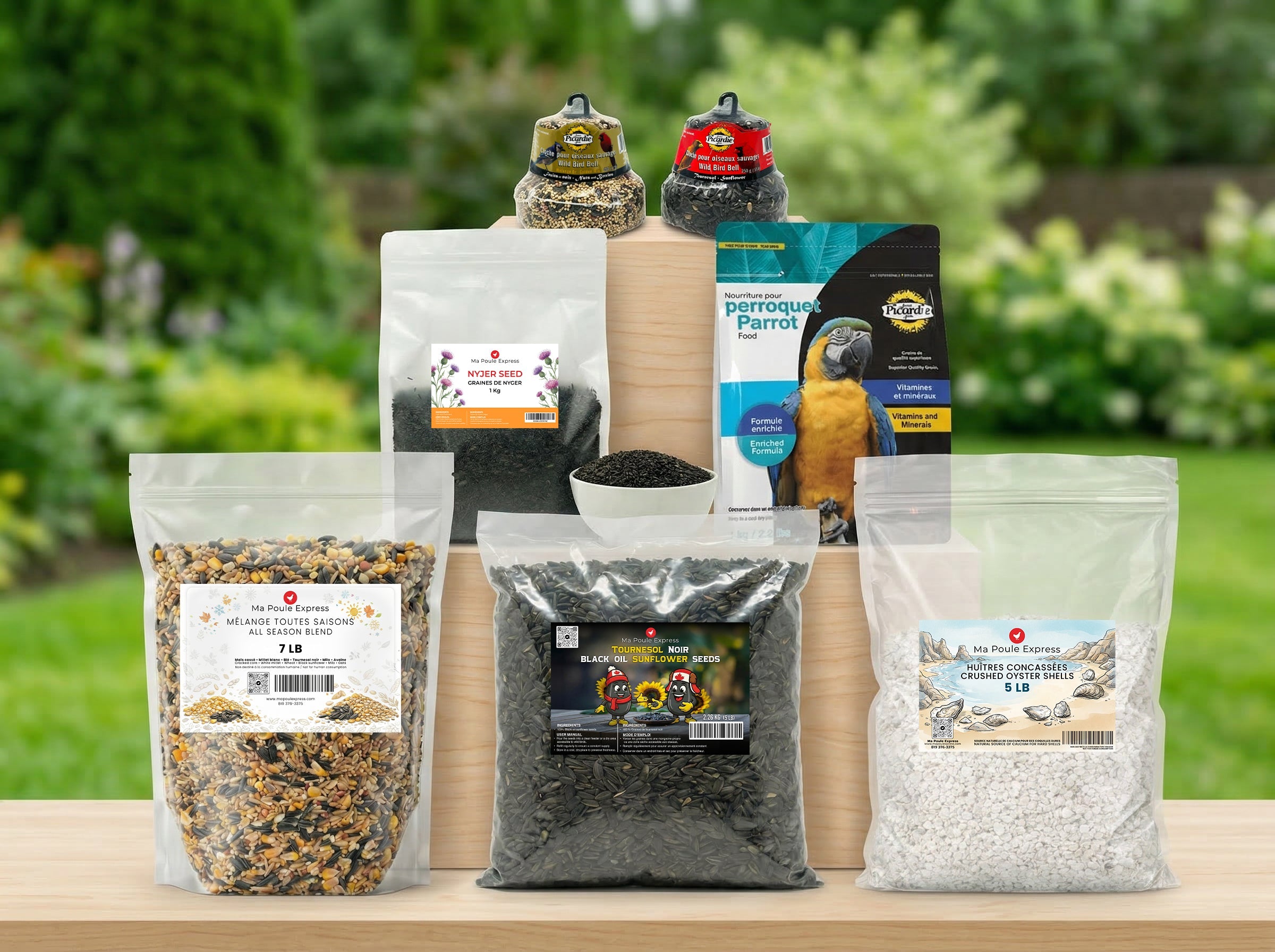 Products for indoor &amp; wild birds