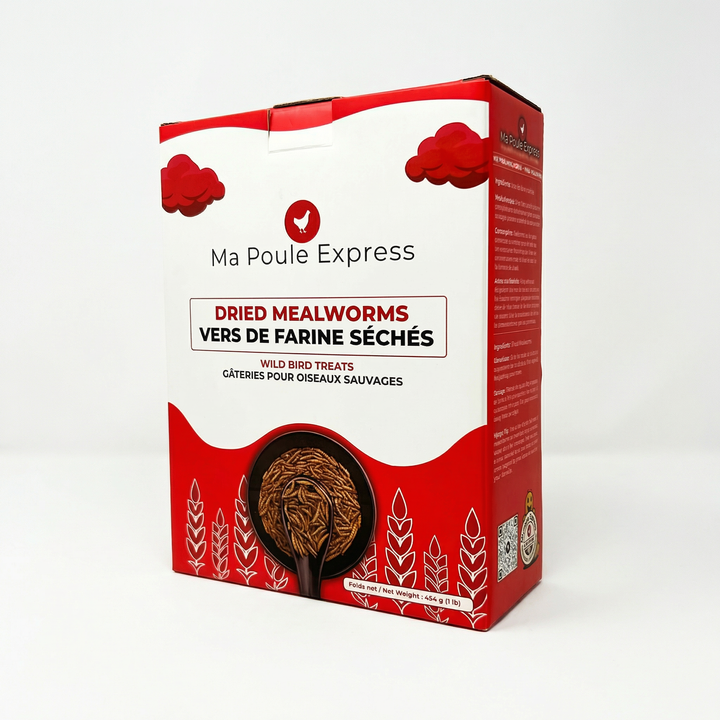 Vers de farine séchés 1 lb (454 g) – Format régulier