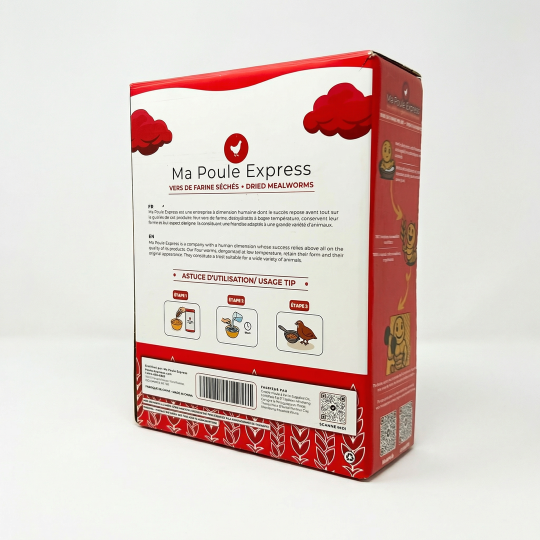 Vers de farine séchés 1 lb (454 g) – Format régulier