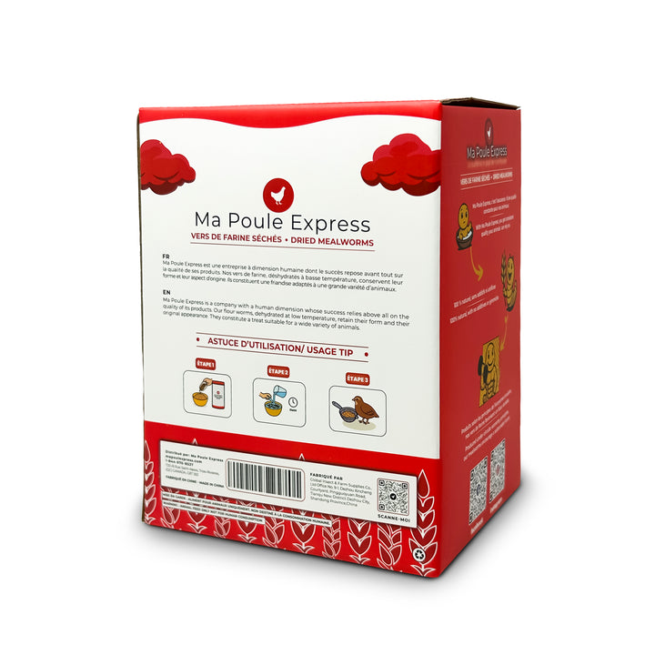 Vers de farine séchés 2 lb (907 g) – Format économique