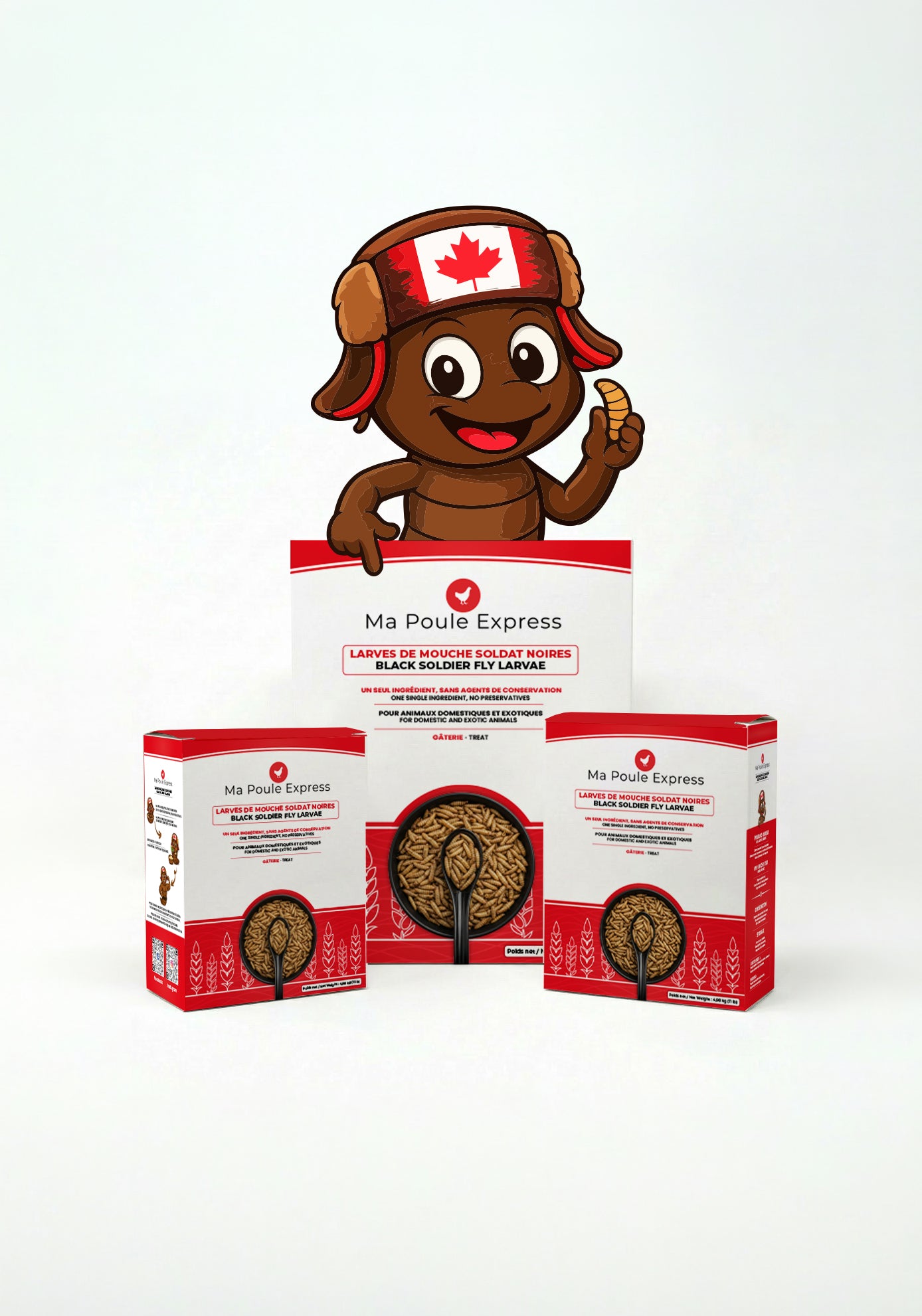 LARVE DE MOUCHE SECHE MA POULE EXPRESS 