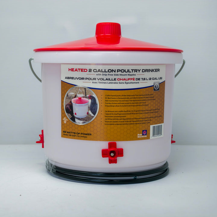 Abreuvoir Chauffant Farm Innovators 2 Gallons - Ma Poule Express