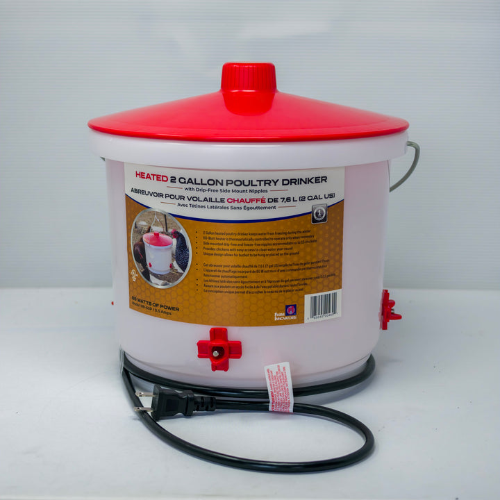 Abreuvoir Chauffant Farm Innovators 2 Gallons - Ma Poule Express