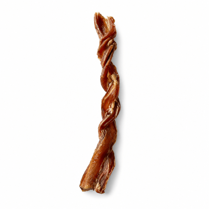 Bâtonnets à Mâcher en Pénis de Veau 100% Naturels Tressé – Mon Chien Express - Ma Poule Express