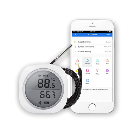 Capteur de température et d'humidité Bluetooth - Inkbird IBS-TH1 Plus - Ma Poule Express