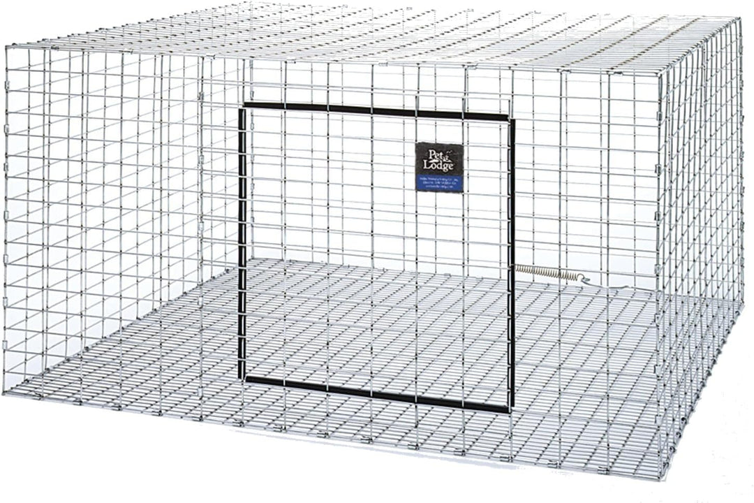 Clapier en fil métallique - PET LODGE - Maison de lapin robuste galvanisé facile à assembler - Ma Poule Express