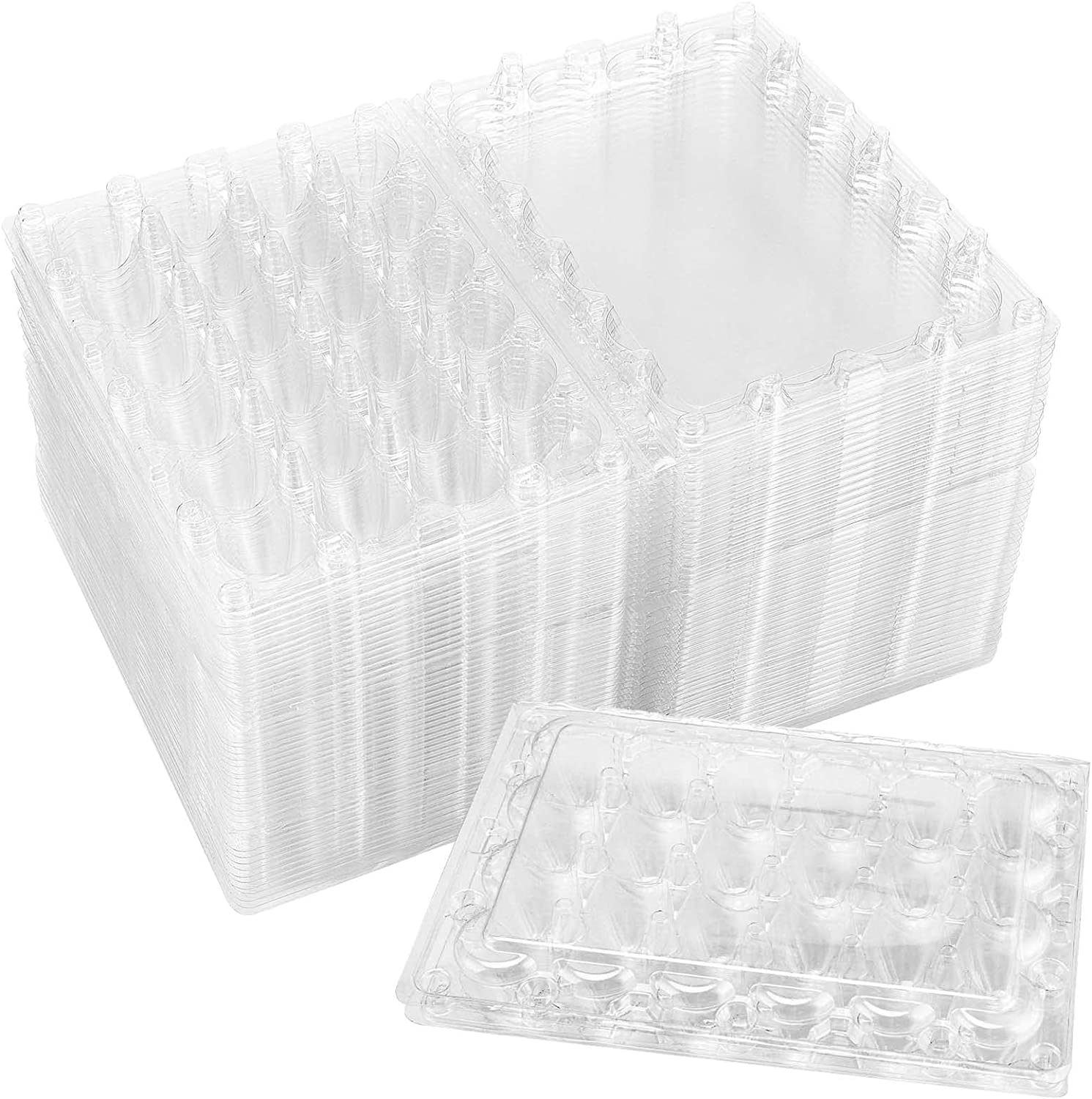 Contenant pour oeufs de cailles en plastique - paquet de 25 unités - Ma Poule Express