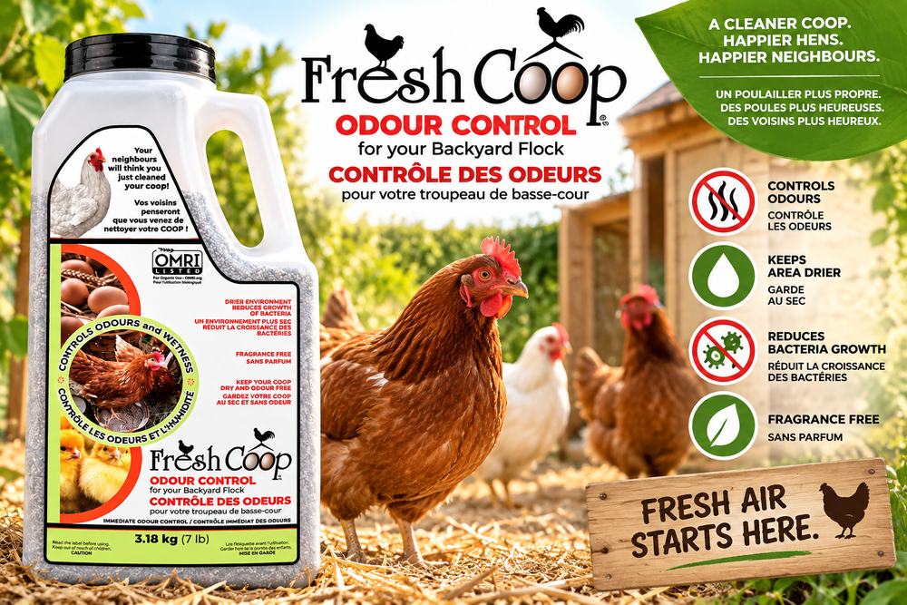 Fresh coop - Contrôle des odeurs - Ma Poule Express