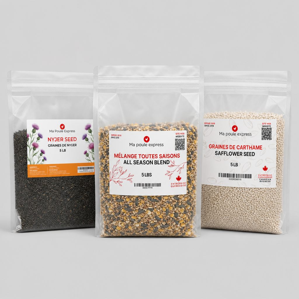 Combo Oiseaux Sauvages – 3 Mélanges de Graines Premium 5 lb | Offre de Juillet