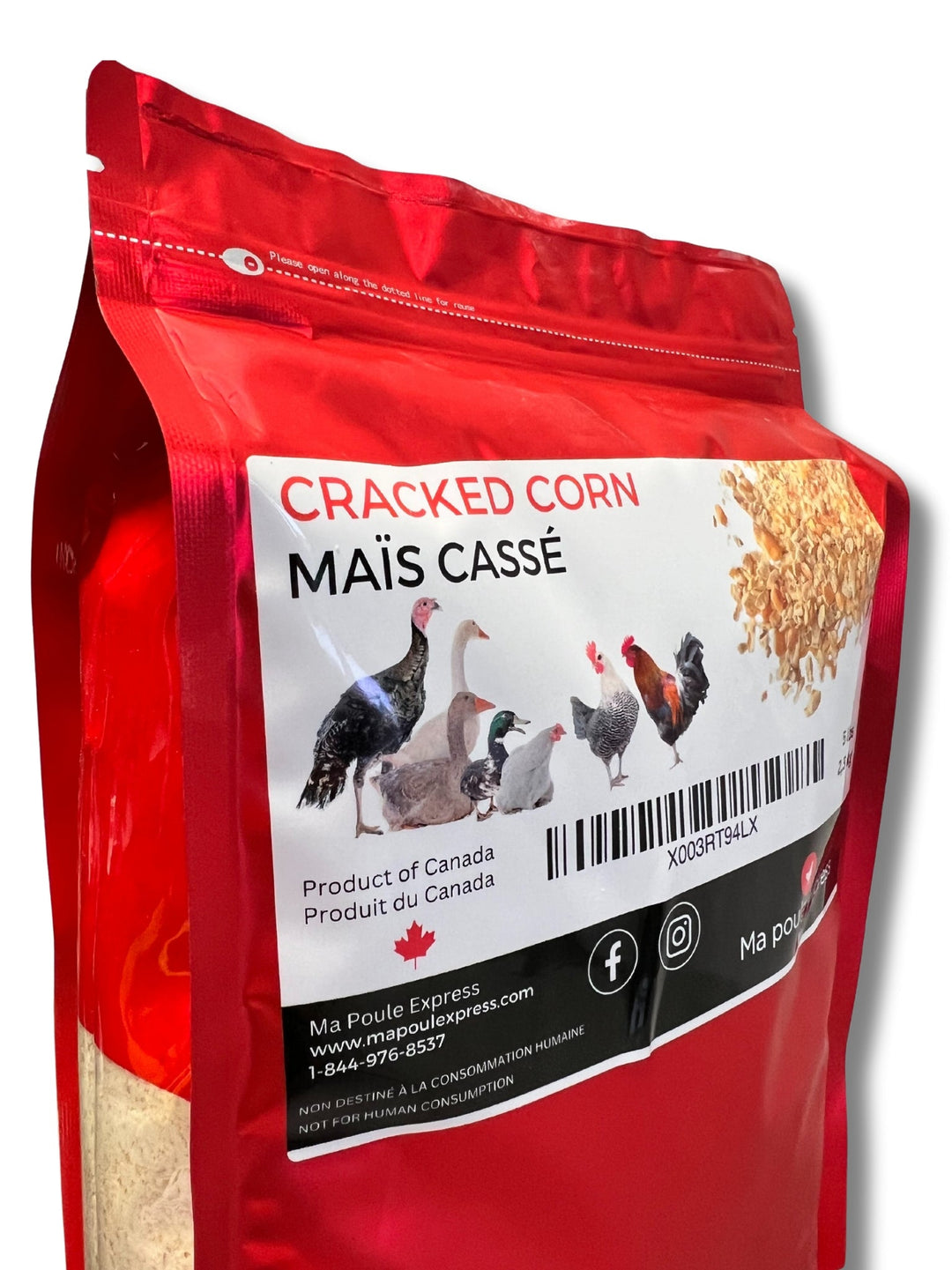 Maïs Concassé 5 LBS - Ma Poule Express