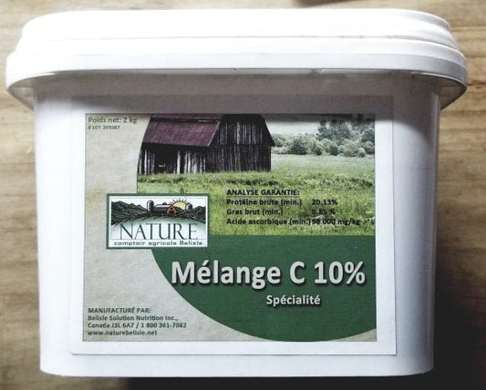 Mélange C 10 %- Anti-Canicule - 2 Kg - Ma Poule Express