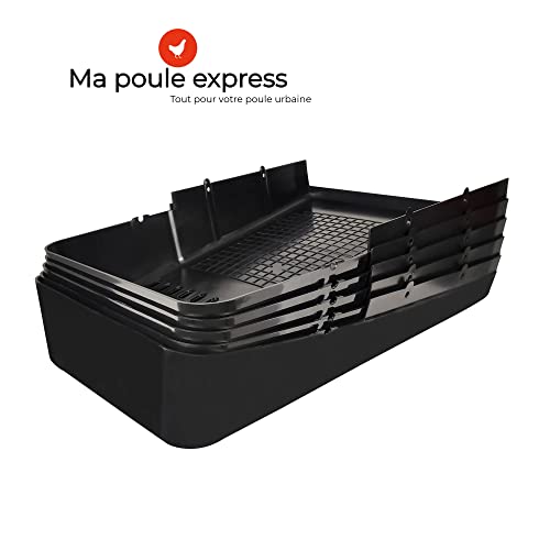 Pondoirs en plastique avec glissade pour les œufs - Paquet de 5 - Ma Poule Express