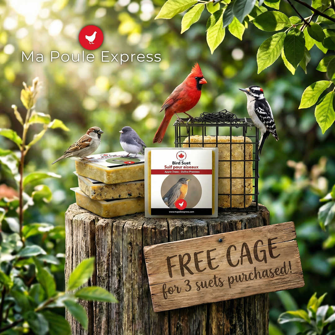 Promotion - Paquet de 3 suifs et Panier à Suif Ma Poule Express - Ma Poule Express