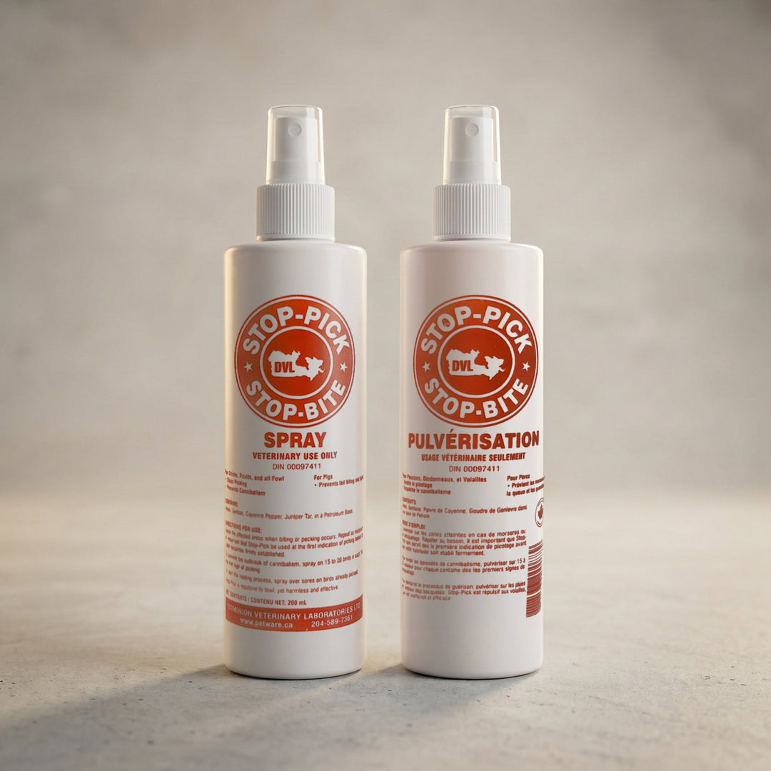 Stop - Pick Spray - Prévient le cannibalisme - Ma Poule Express