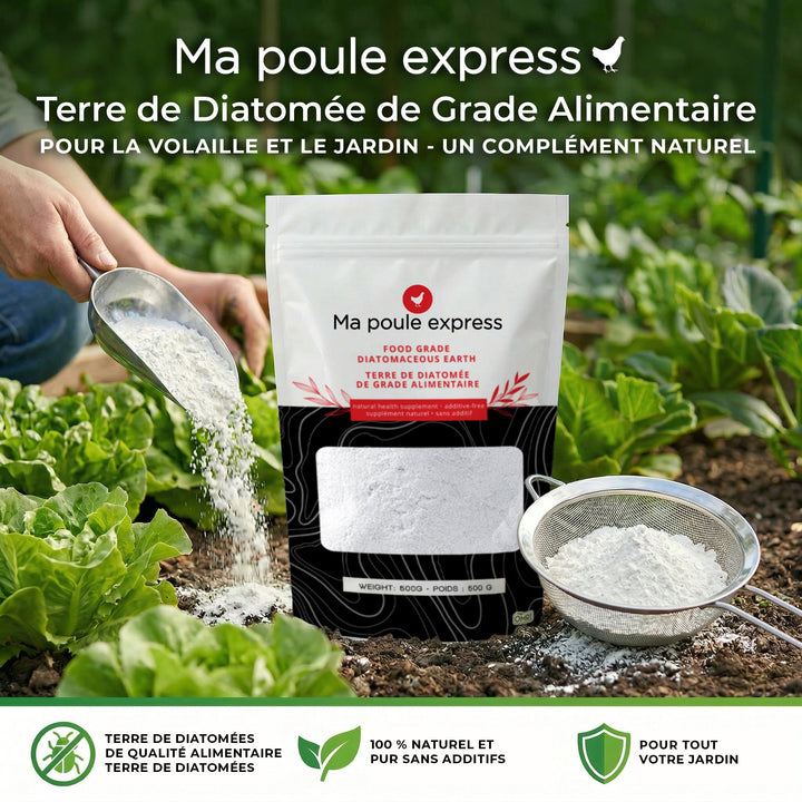 Terre de diatomée 500G - Ma Poule Express