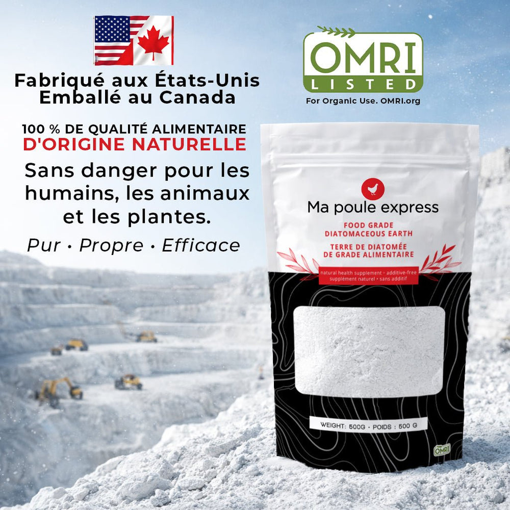 Terre de diatomée 500G - Ma Poule Express