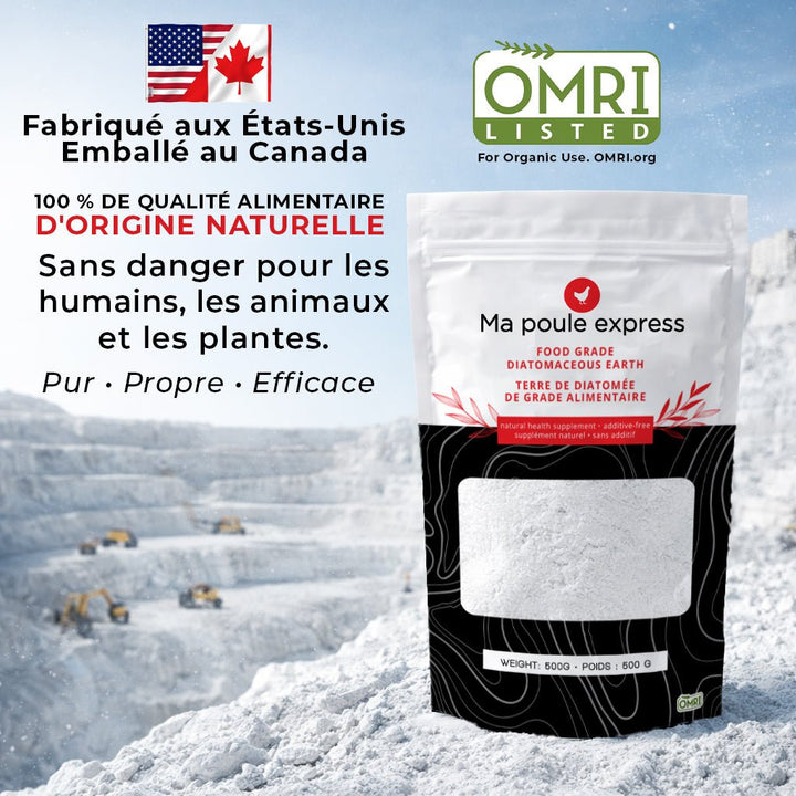 Terre de diatomée 500G - Ma Poule Express