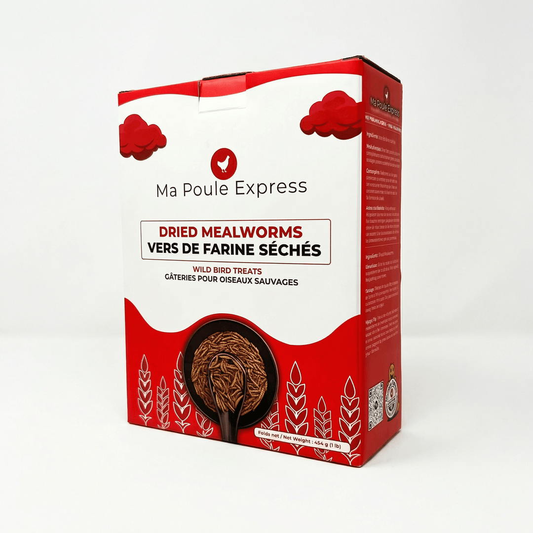 Vers de farine séchés 1 lb (454 g) – Format régulier - Ma Poule Express