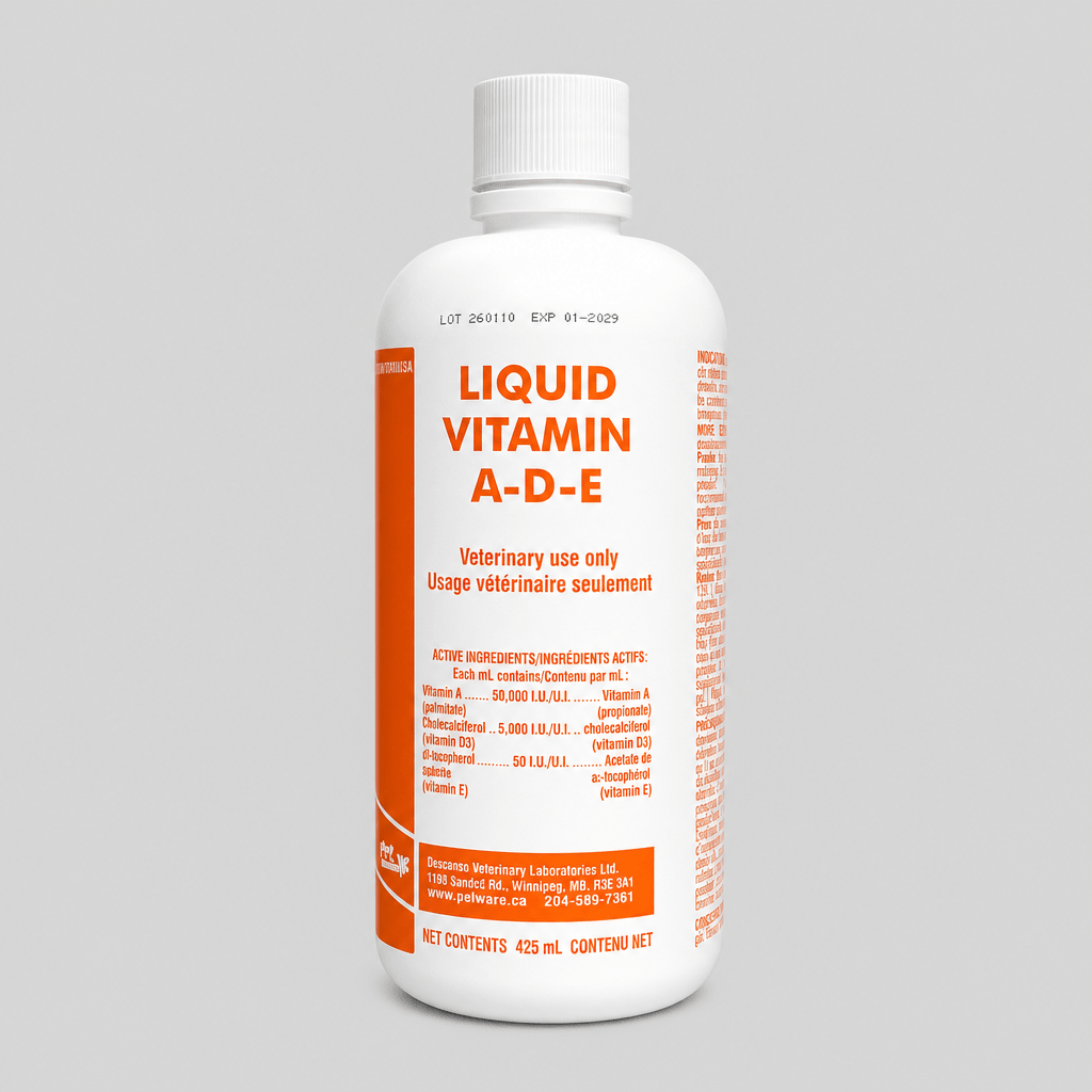 Vitamine Liquide A-D-E - Supplément de vitamines - Ma Poule Express